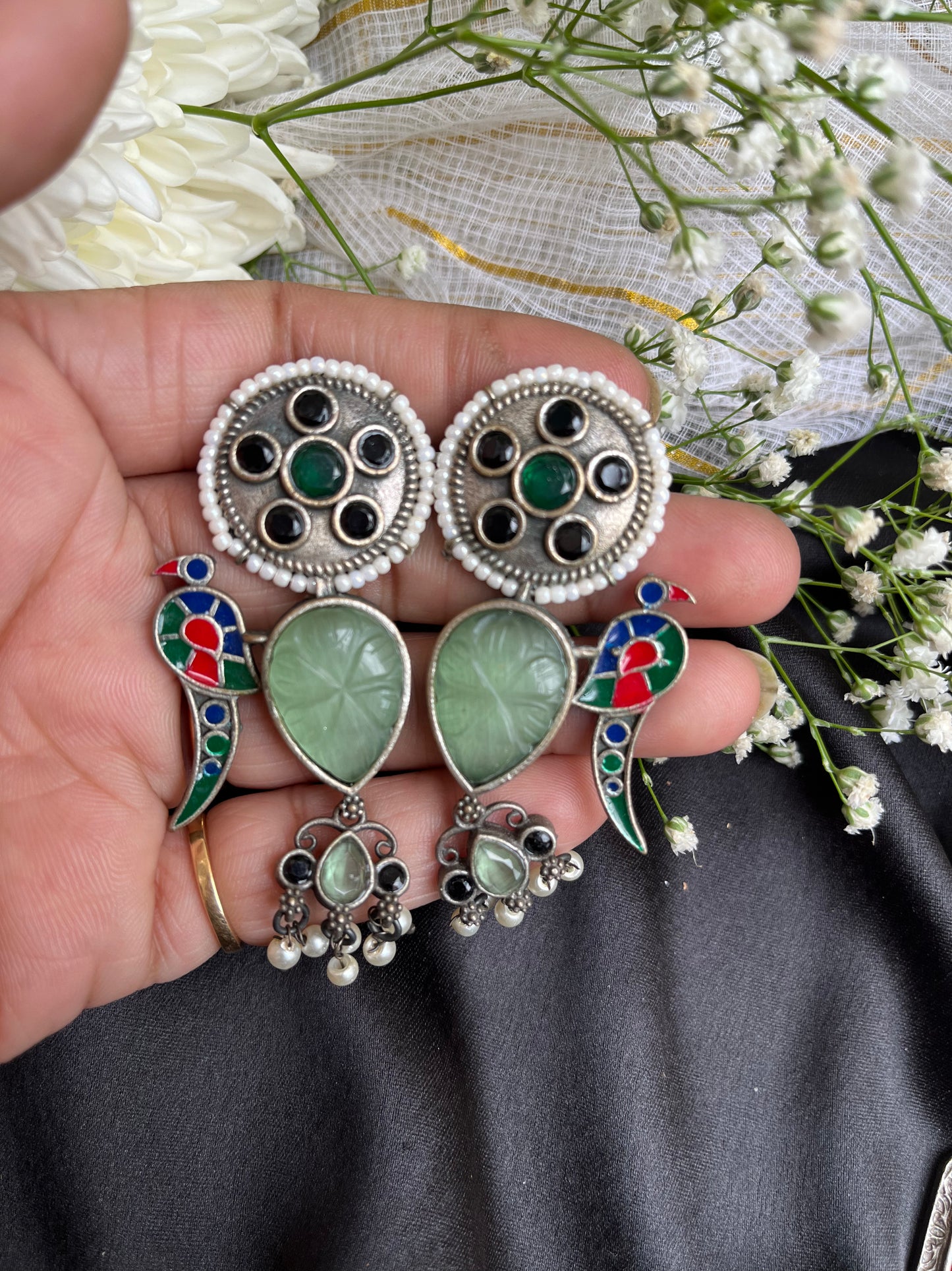 Anokhi Silver Earring
