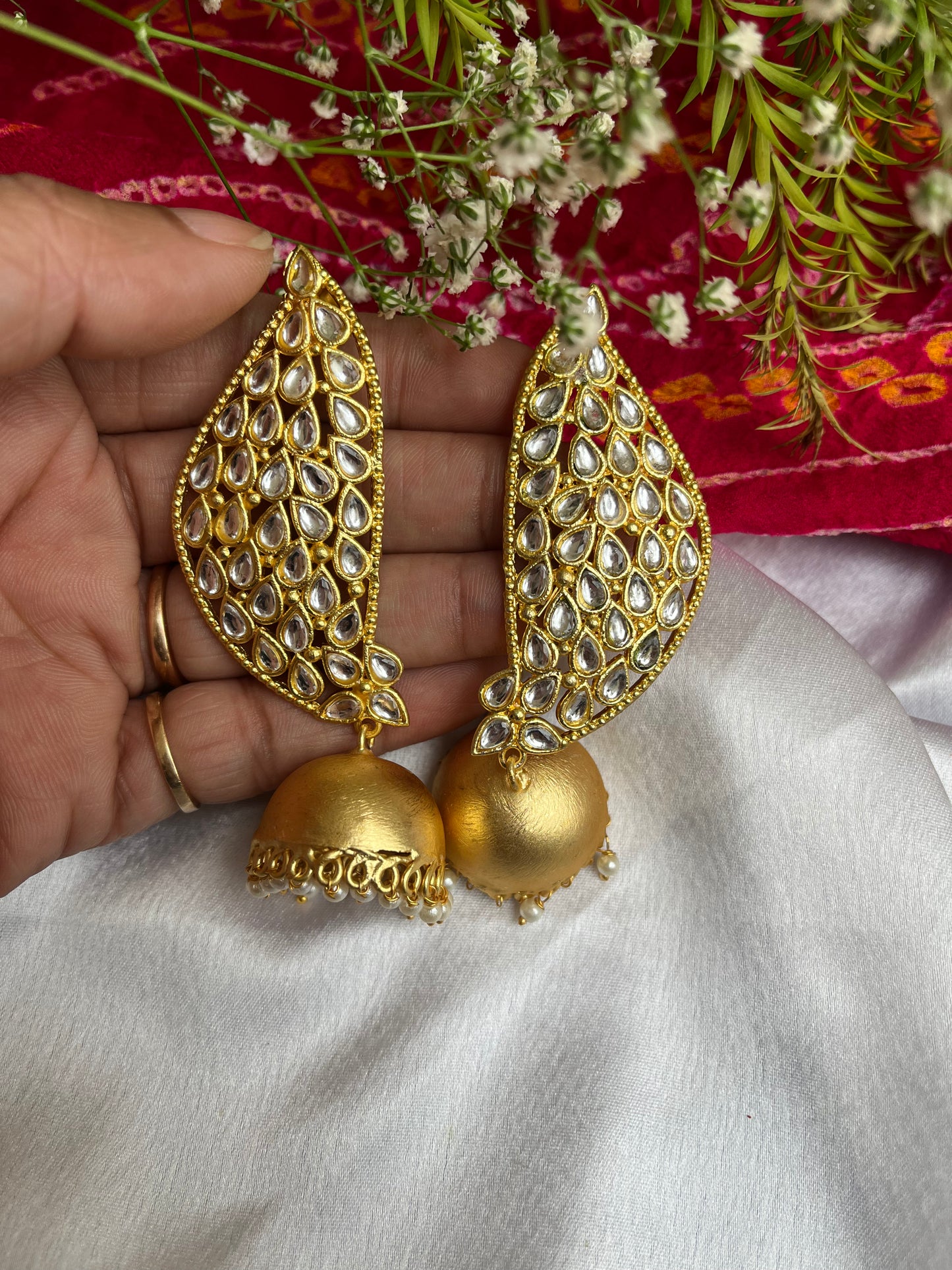 Sitar Ethnic Jhumka Earring