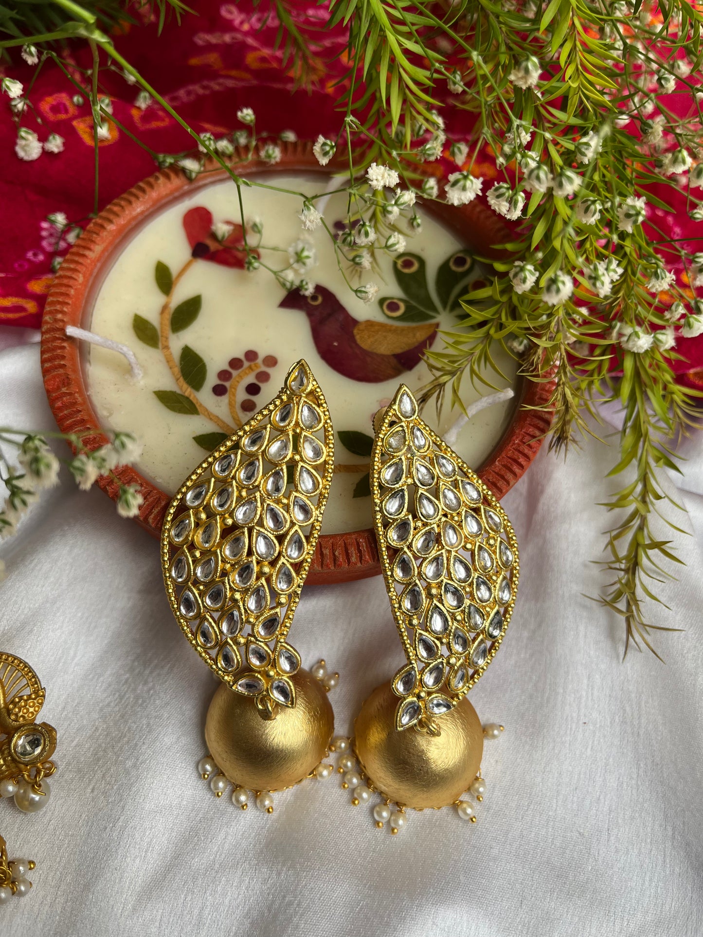 Sitar Ethnic Jhumka Earring