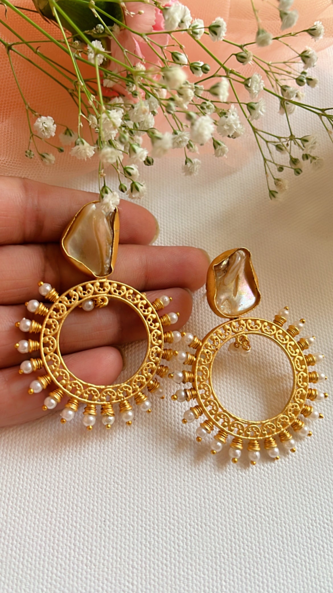Mop Pearl Siddhi Earring