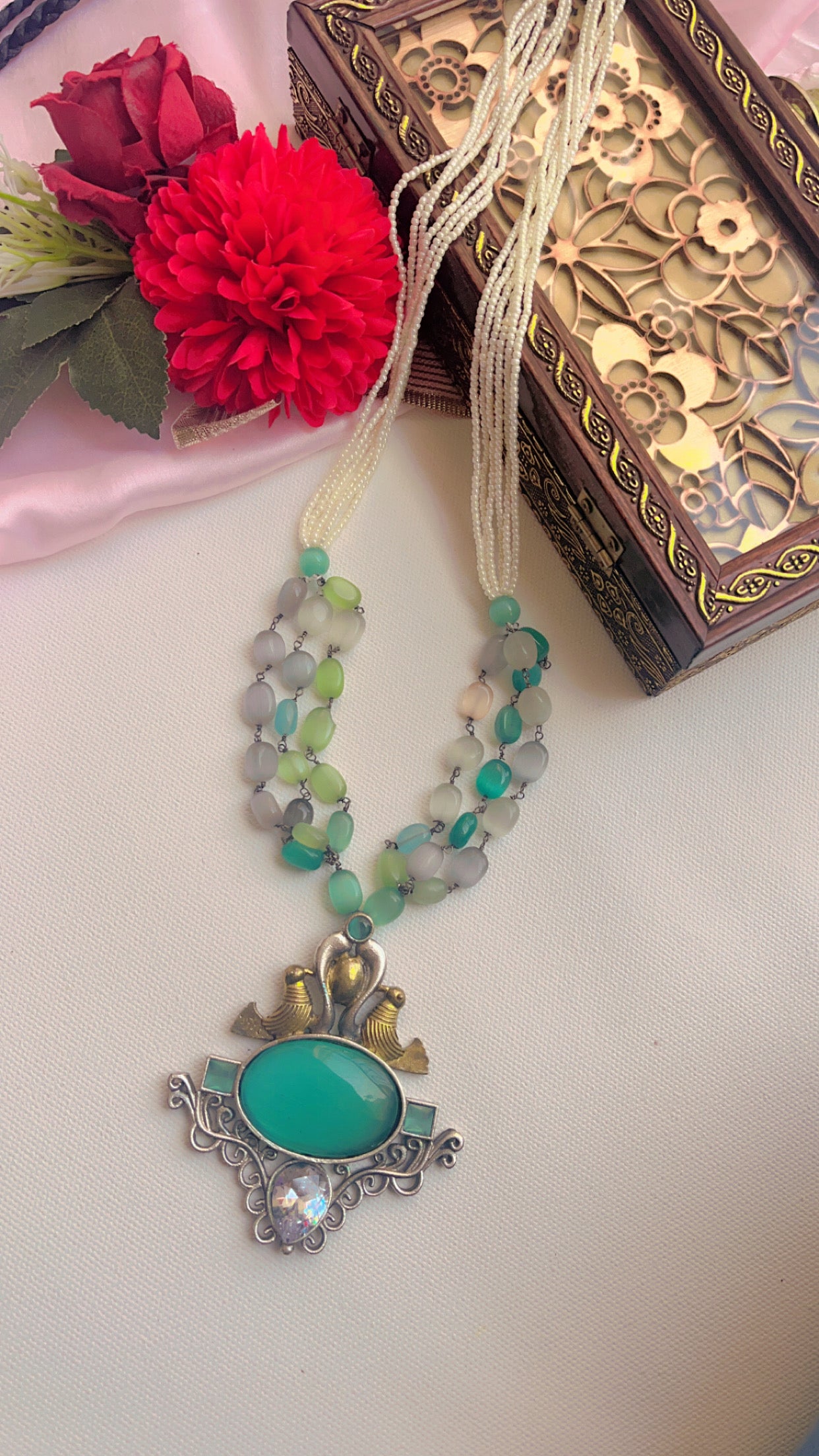 Blue Tania Neckpiece