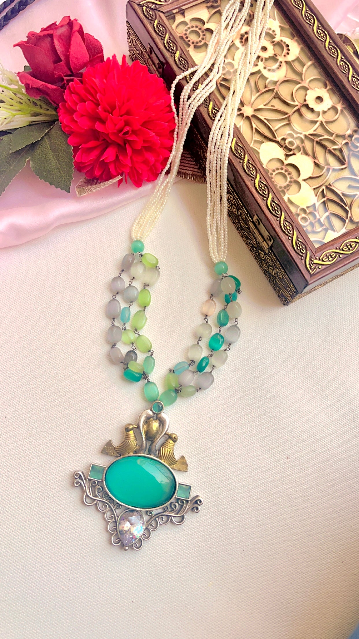Blue Tania Neckpiece