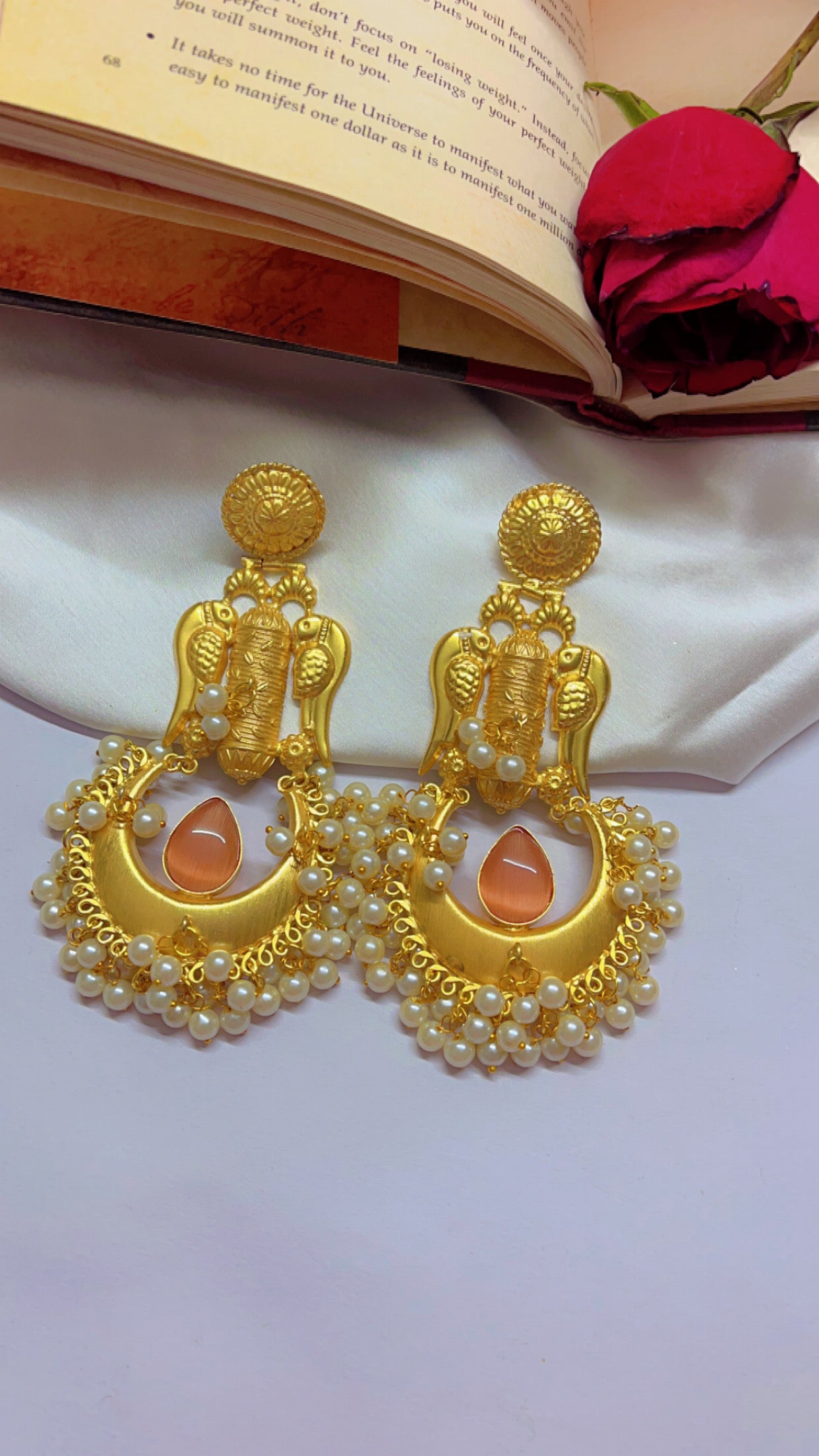 Orange Tisha Earring