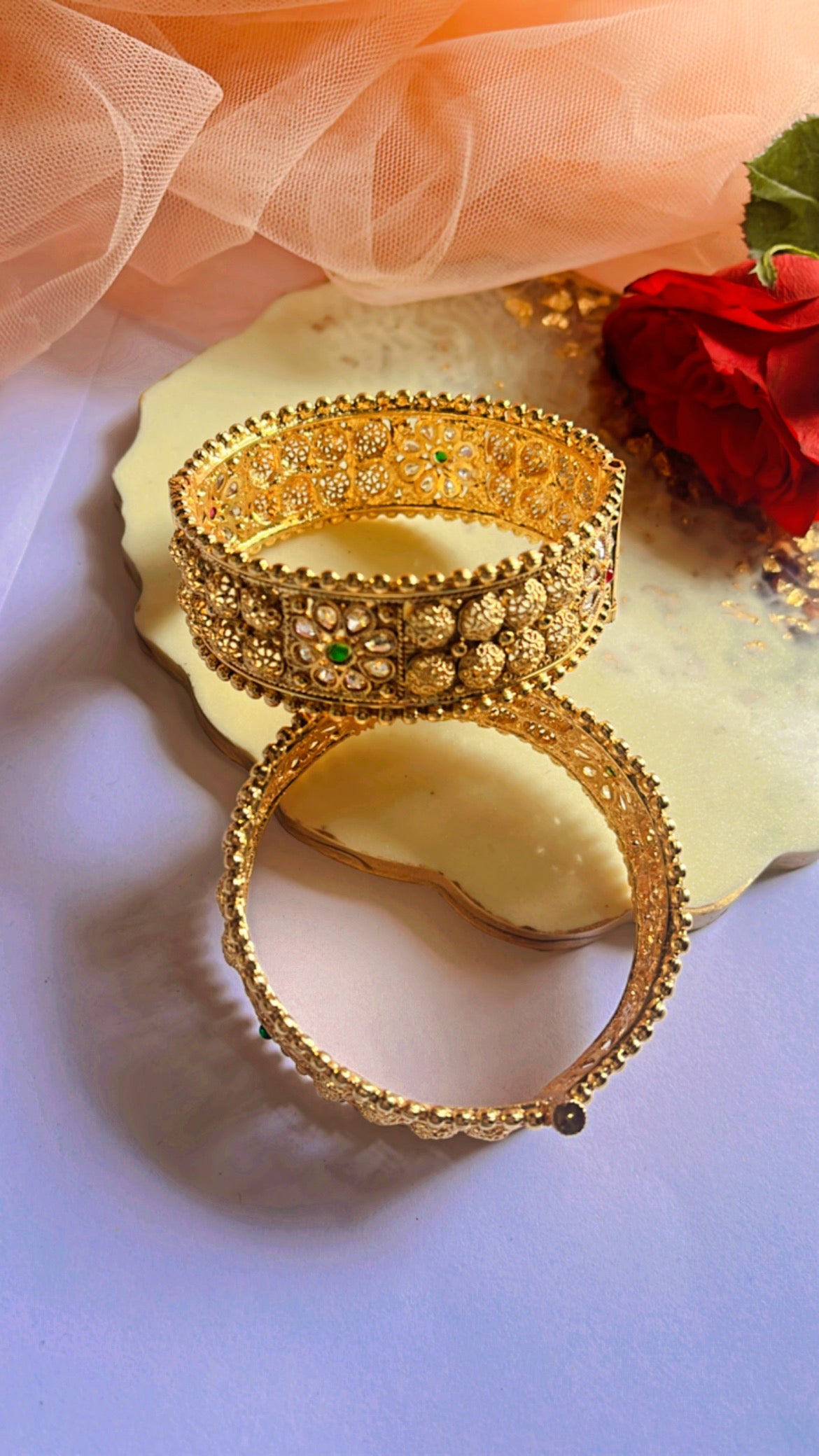 Golden Trishika Bangle