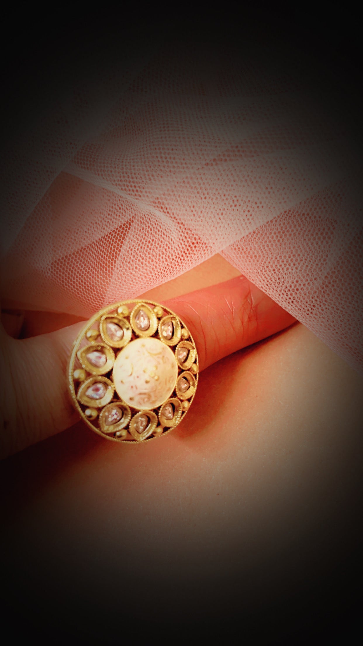 Meenal Polki Ring
