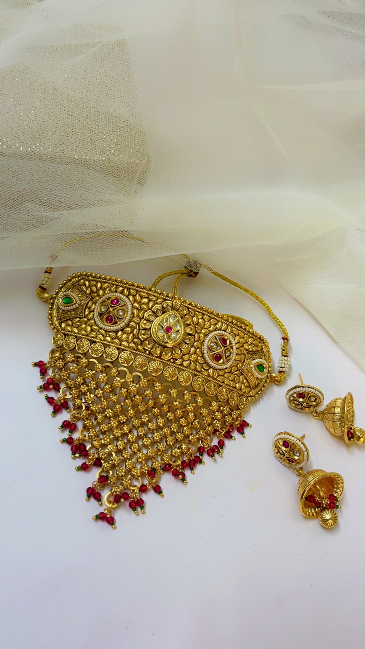 Jisha Jali Neckpiece Set