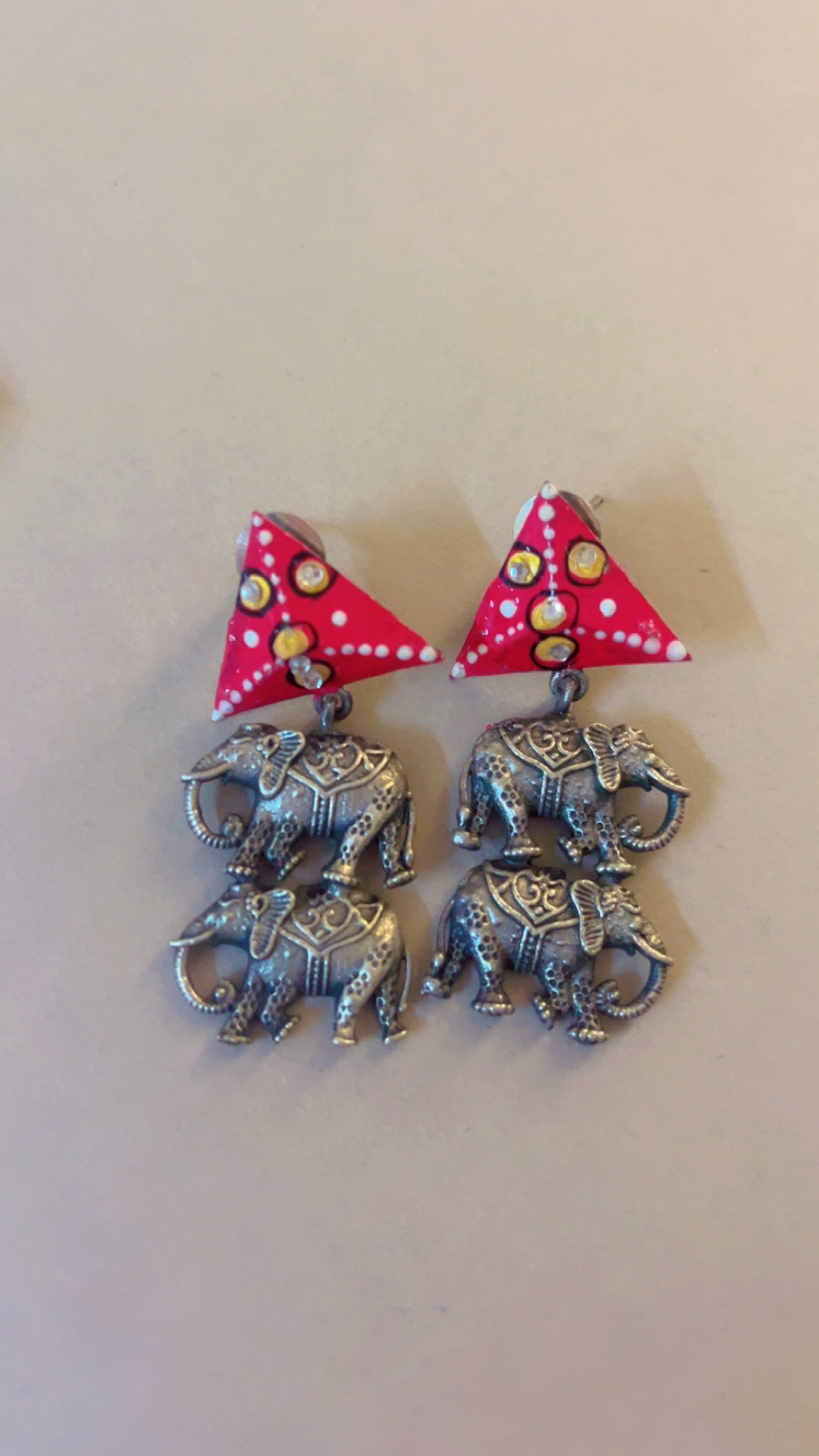 Gajj Silver Earring
