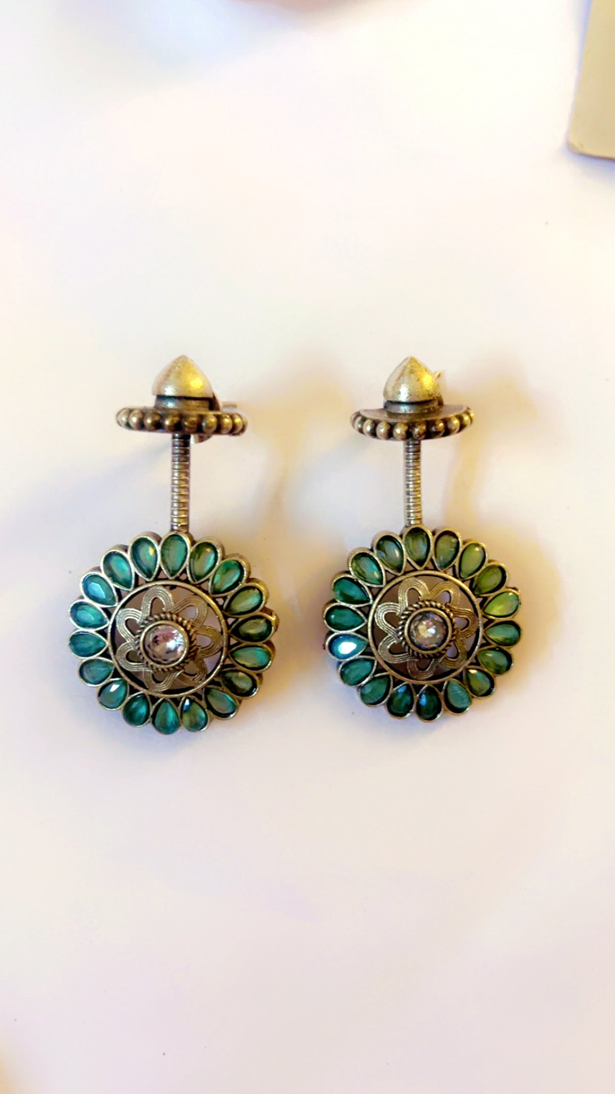 Mint Mahi Silver Earring