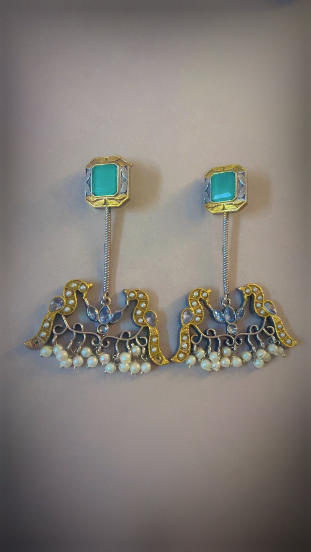 Mint Naman Silver Earring