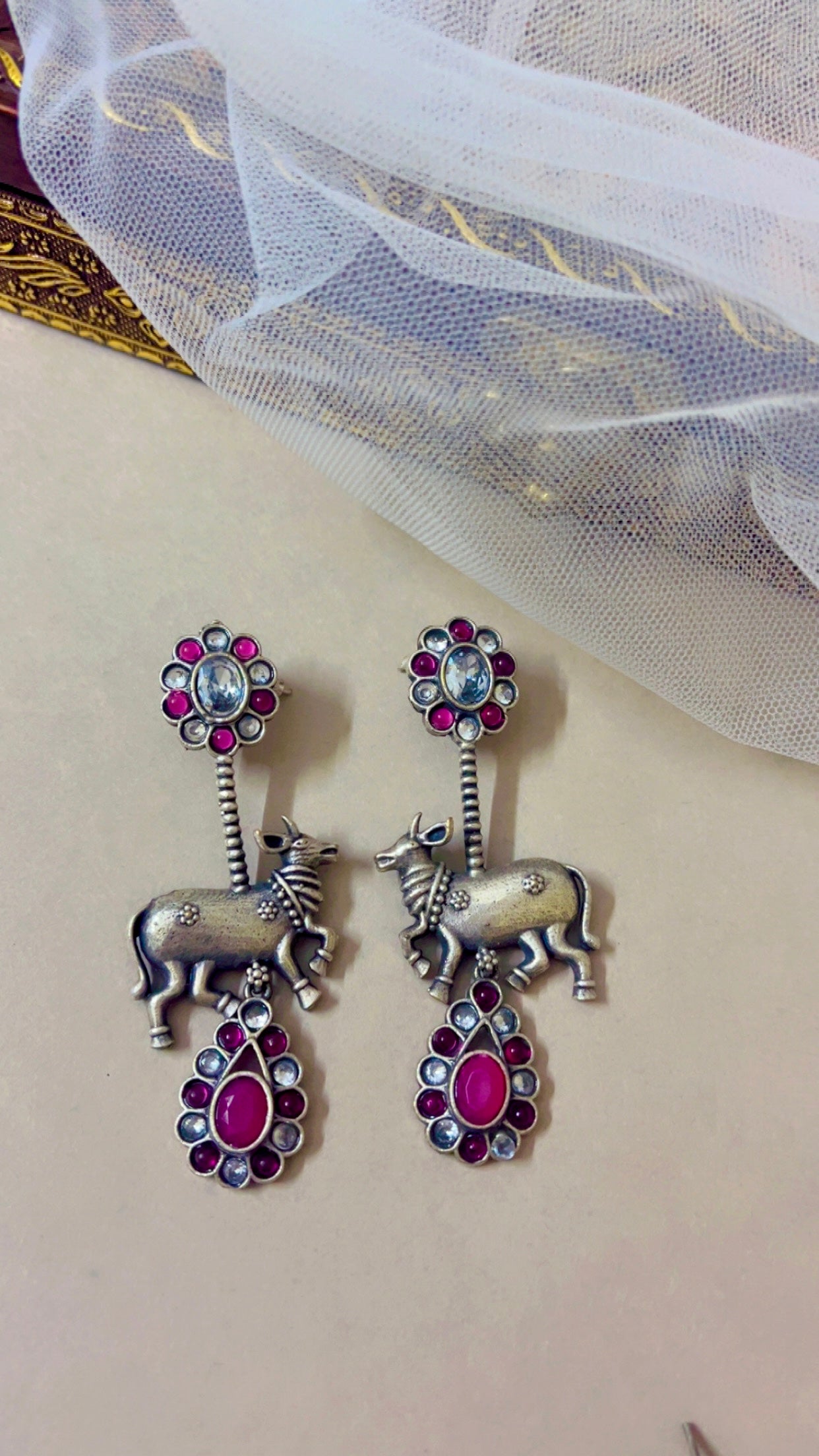 Pink Kamya Earring