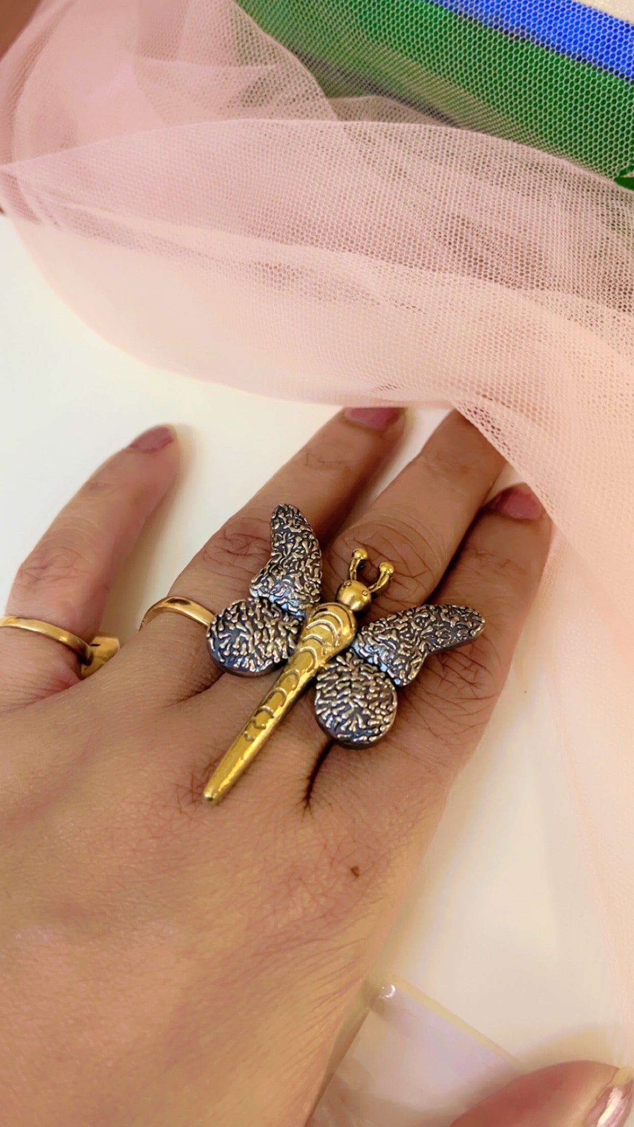 Titli Silver Ring