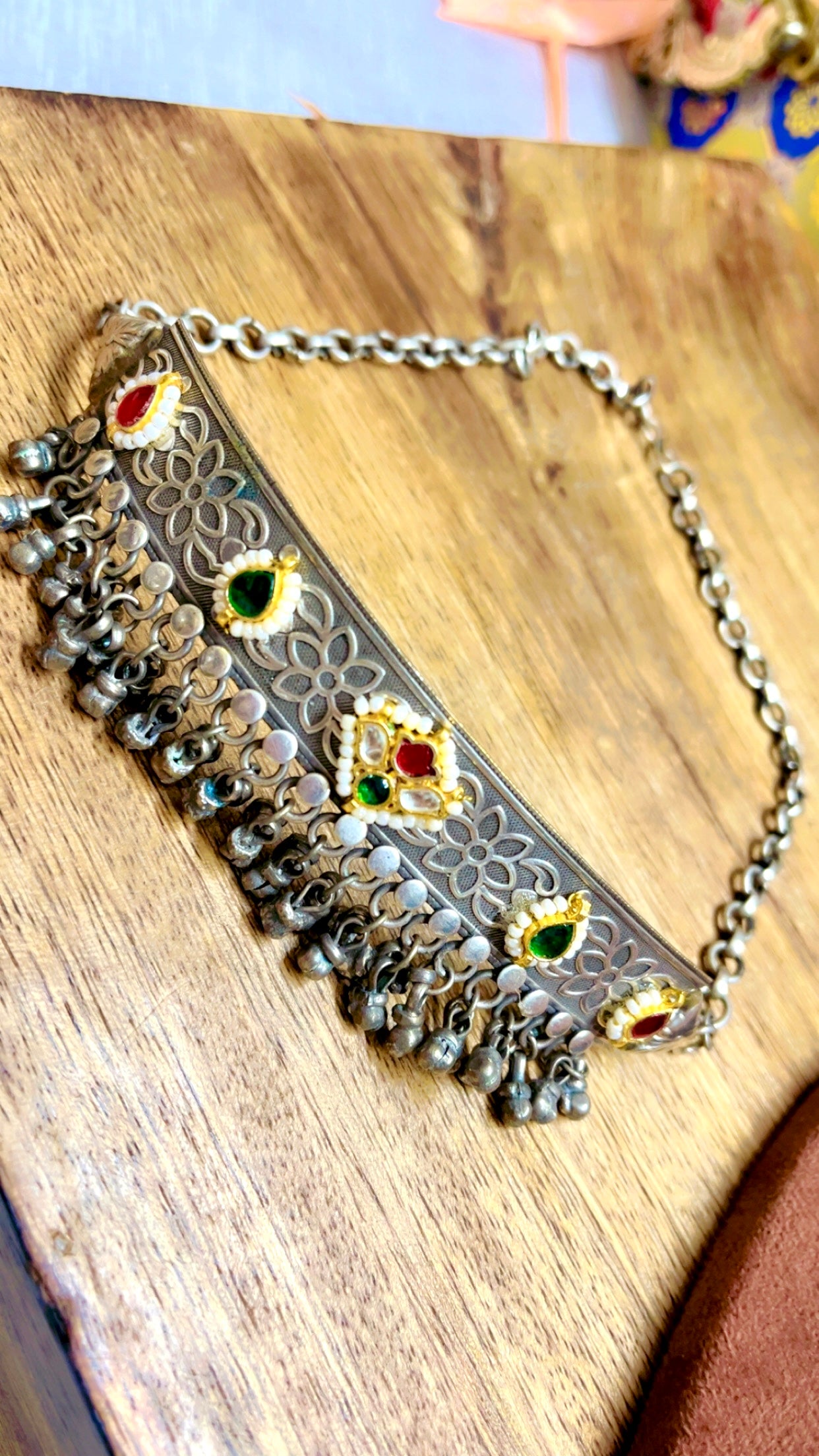 Tanishi Silver Neckpiece