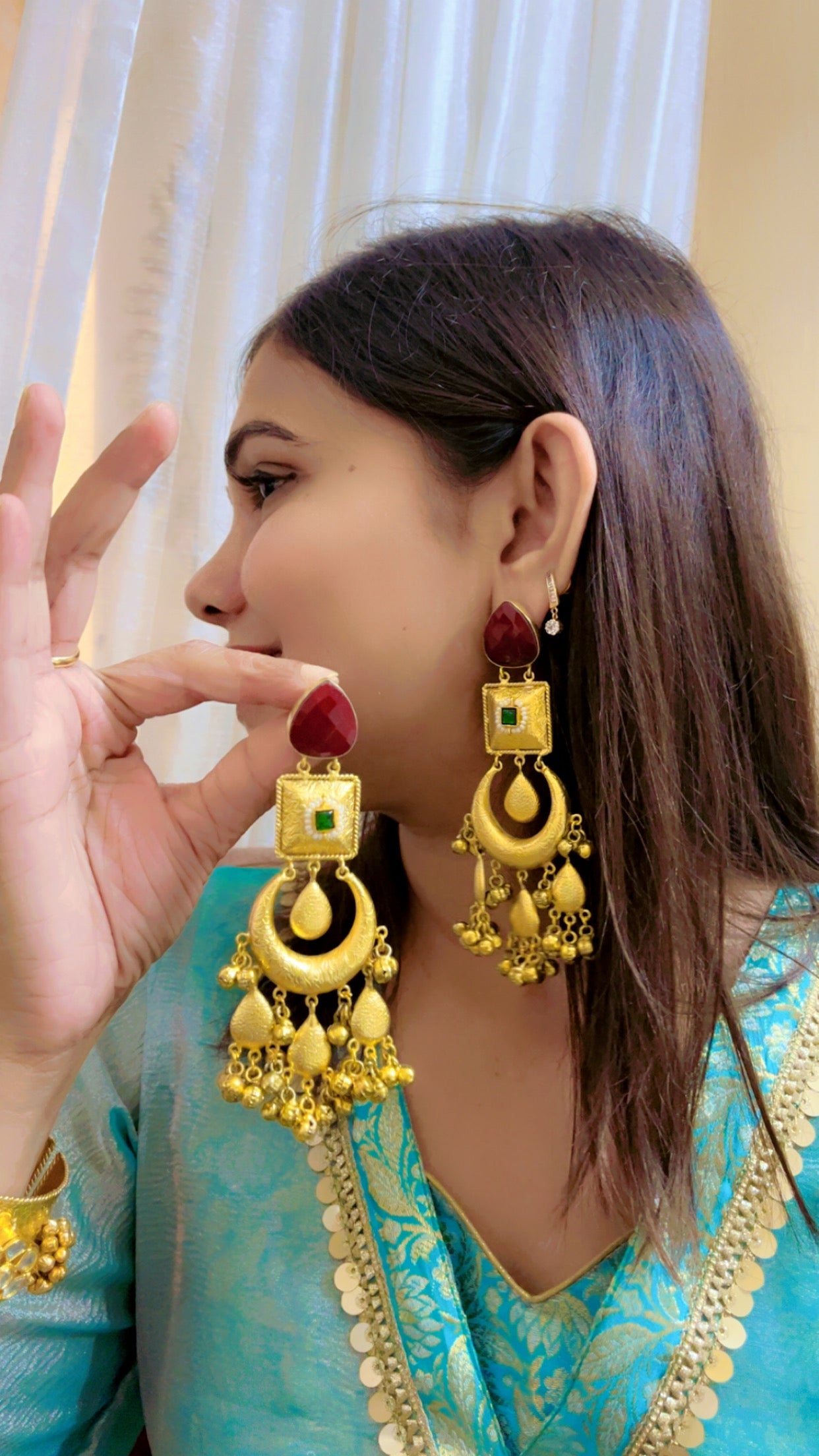 Blue Rivah Statement Earring