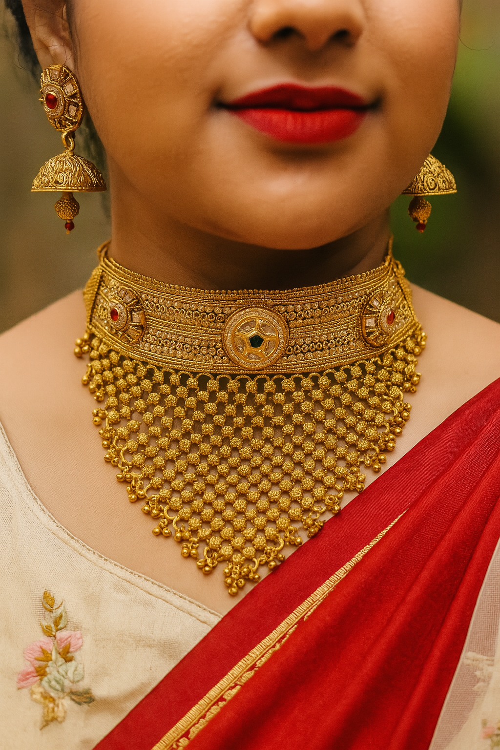 Jisha Jali Neckpiece Set