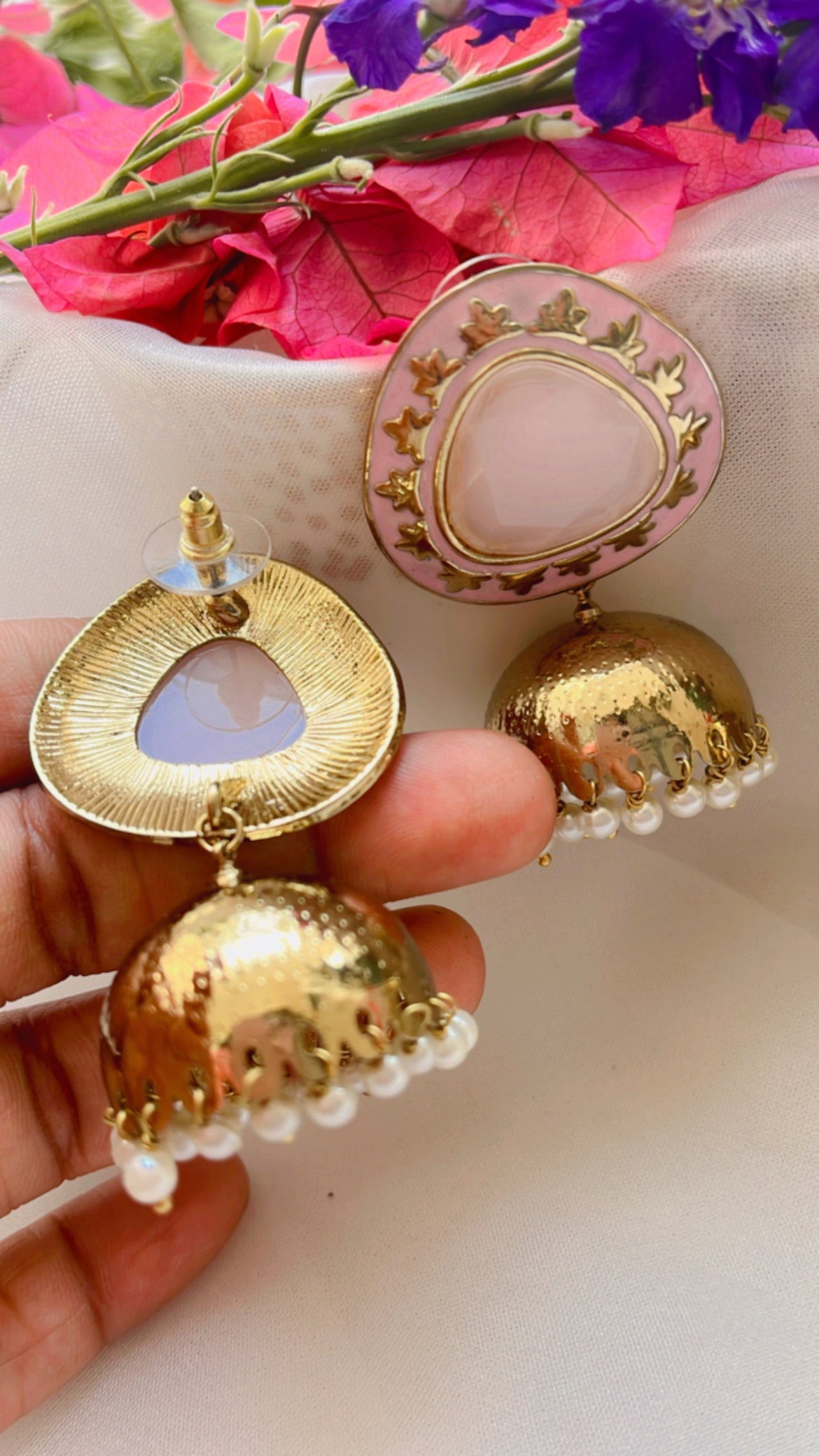Mint Tanshi Jhumka Earring
