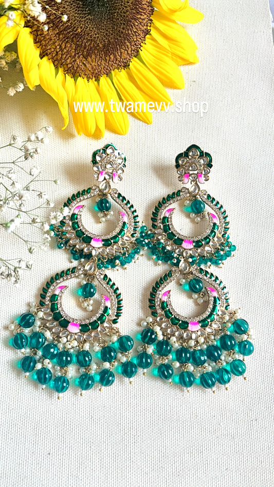 Green Heeral Earring