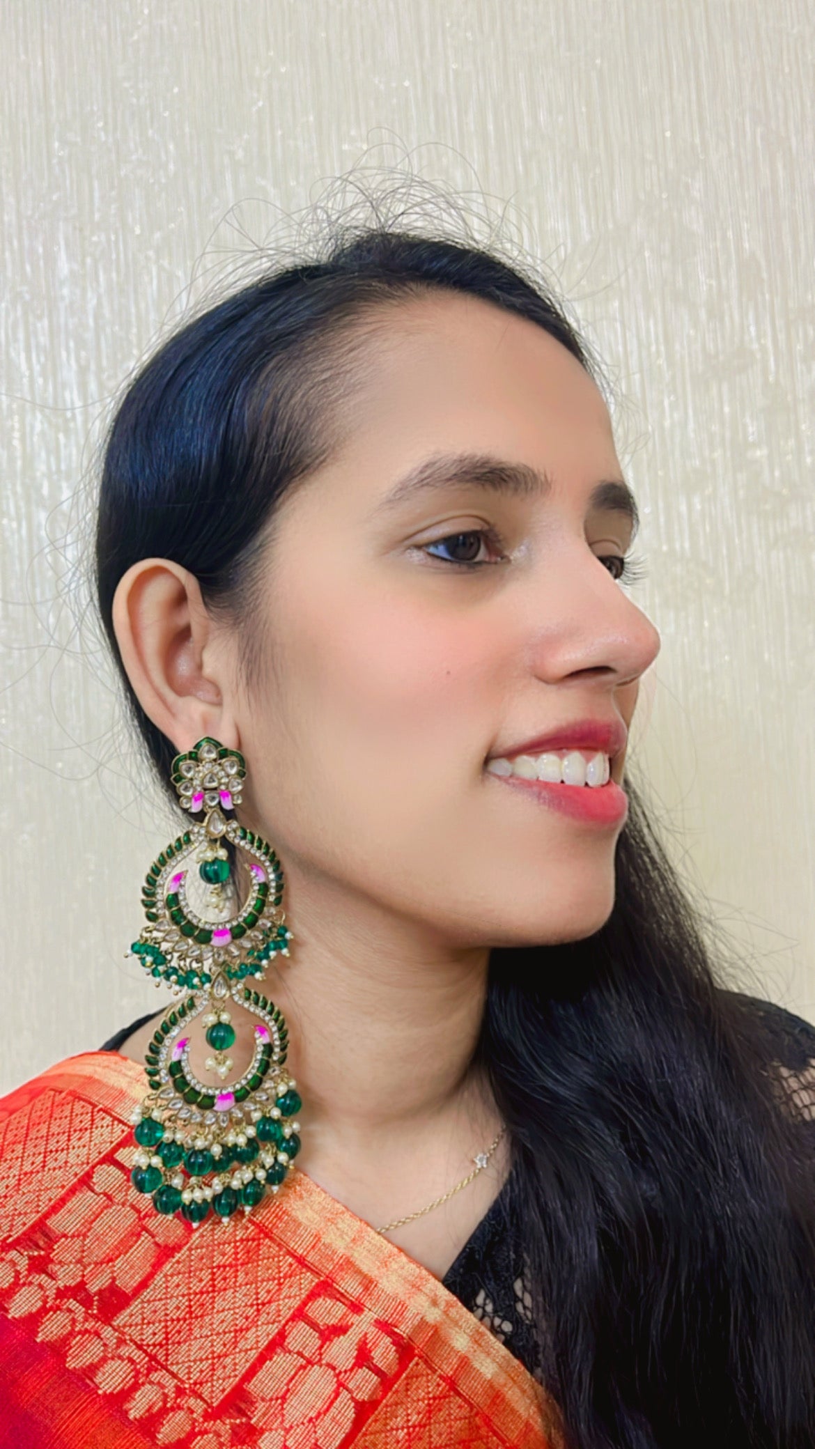 Green Heeral Earring