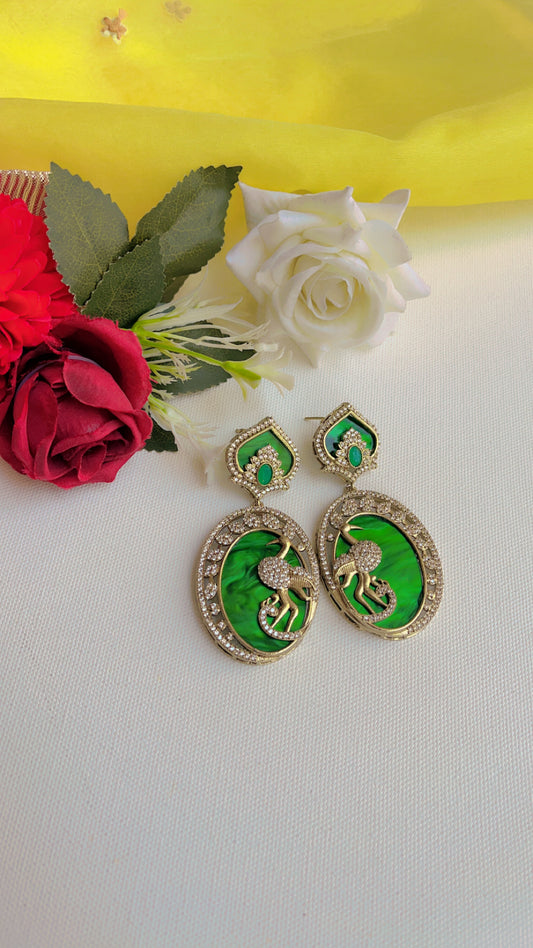 Green Milina Earring