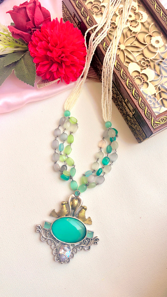 Blue Tania Neckpiece