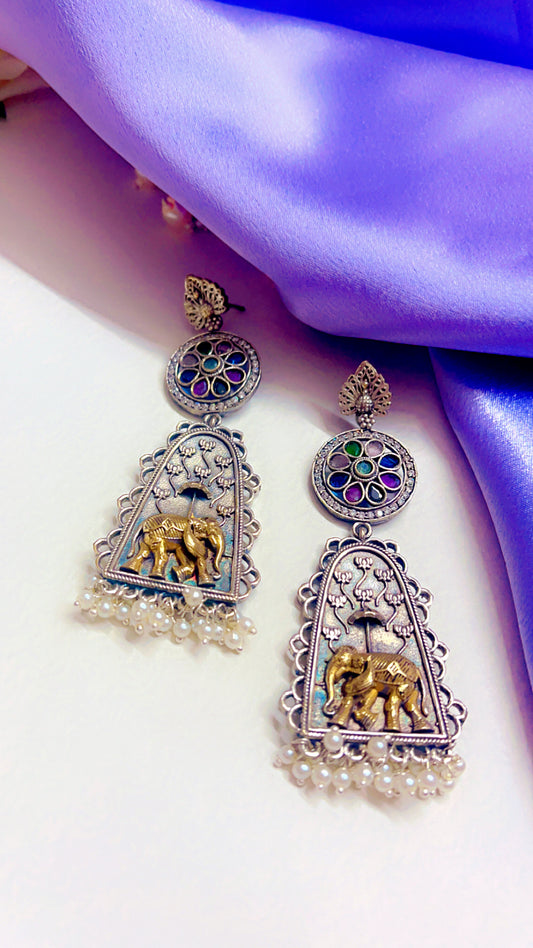 Tashi Silver Earring