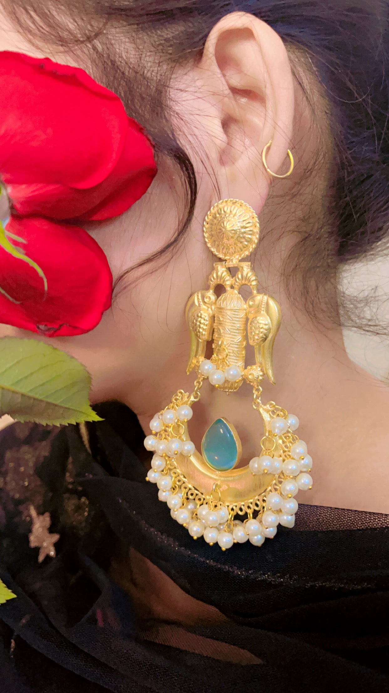 Blue Tisha  Earring