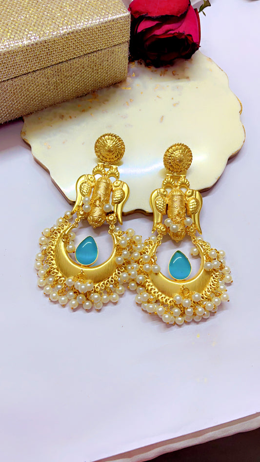 Blue Tisha  Earring