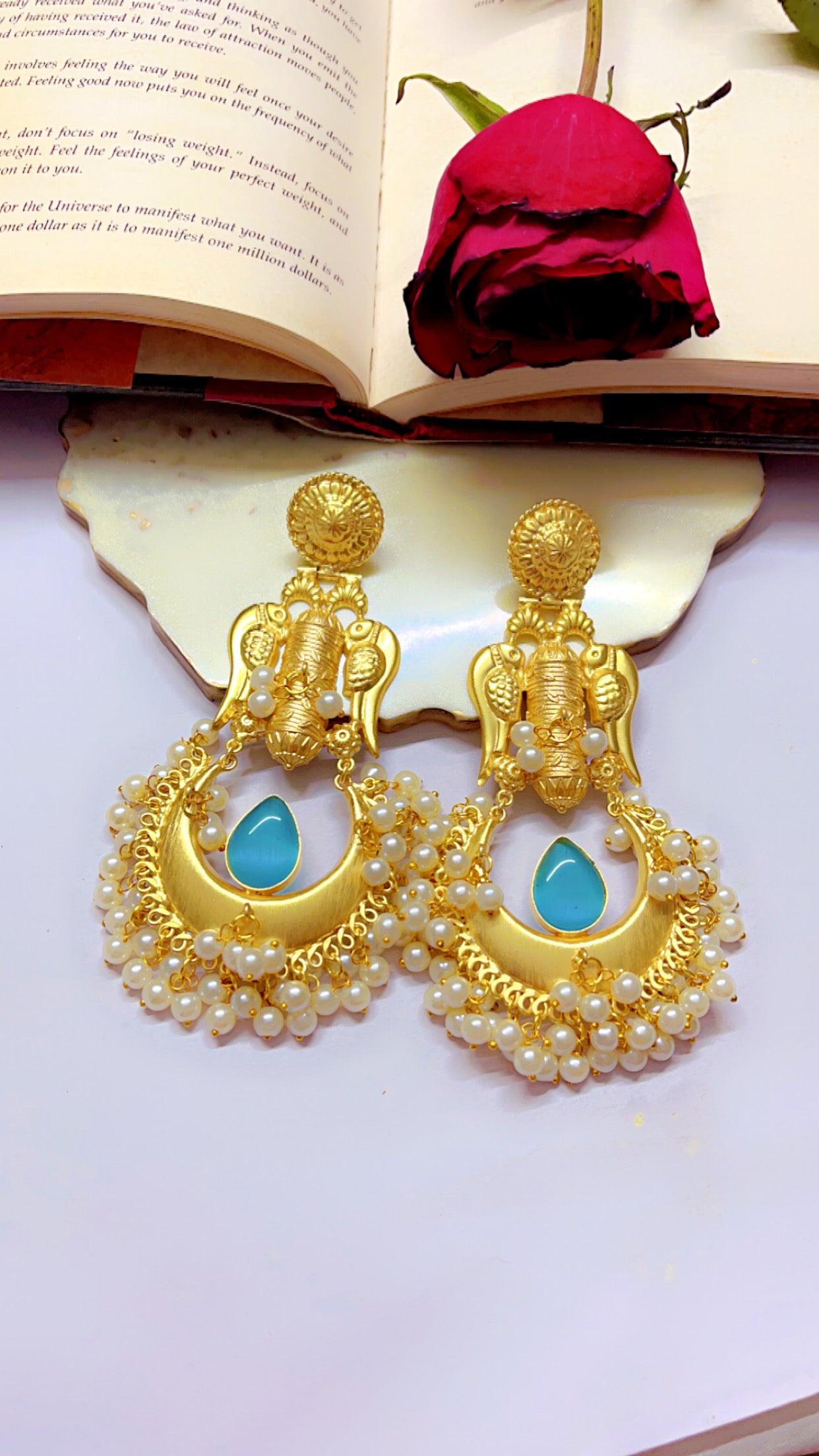 Blue Tisha  Earring