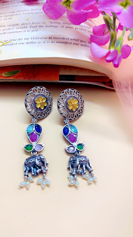 Jisha Silver Earring