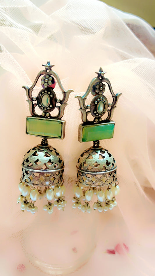 Mint Riyea Jhumka Earring