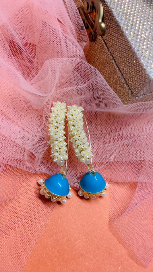 Blue Banni Jhumka Earring