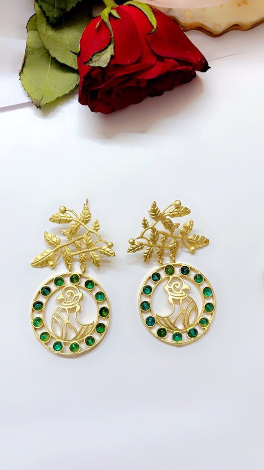 Green Shikha Earring