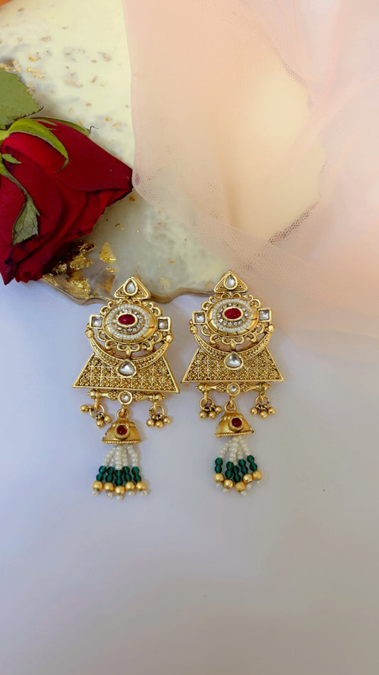 Golden Vidya  Earring