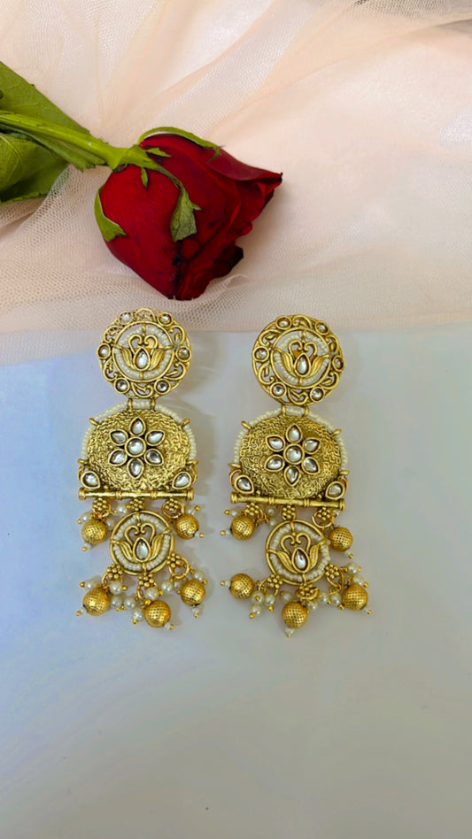 Golden Taruni  Earring