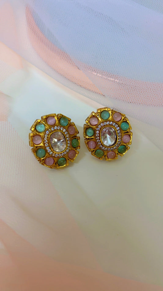 Mint Tia Stud Earring