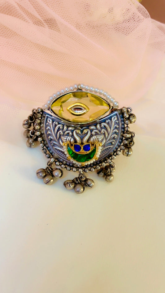 Yellow Joshnika Silver Ring