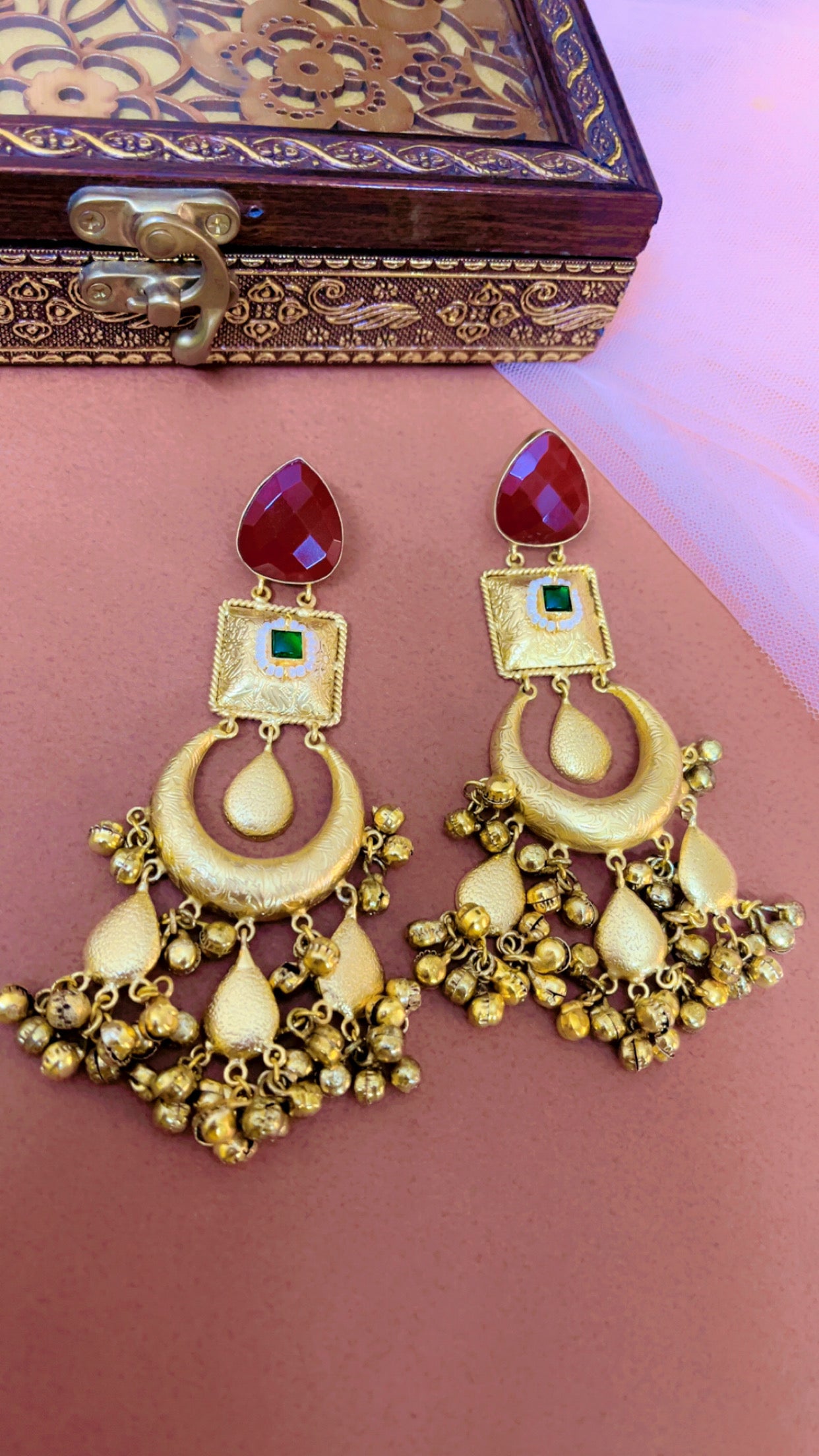 Red Rivah Statement Earring