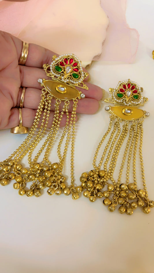 Yellow Sara Statement Earring