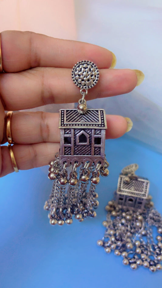 Gharana Silver Earring