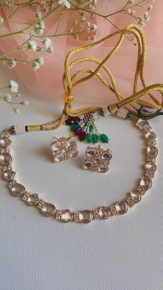 Polki Sameera Necklace Set
